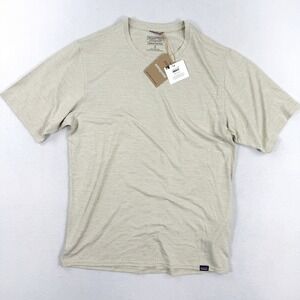 Patagonia Capilene Cool Daily Shirt Mens Size S Pumice White 45215 NEW
